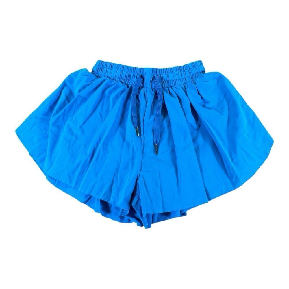 Exarus Sz S Women’s Butterfly Athletic Running Shorts Blue